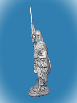 Картинка 093. Оловянный солдатик Новгородский конный ратник, 2-я пол. 14 века, 54мм  от магазина Масштаб