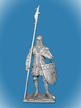 Картинка 134. Оловянный солдатик Французский городской ополченец, 1370 г., 54мм  от магазина Масштаб