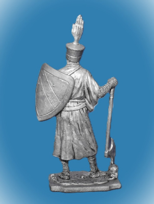 Картинка 195. Оловянный солдатик Германский рыцарь, 1200 г, 54мм  от магазина Масштаб