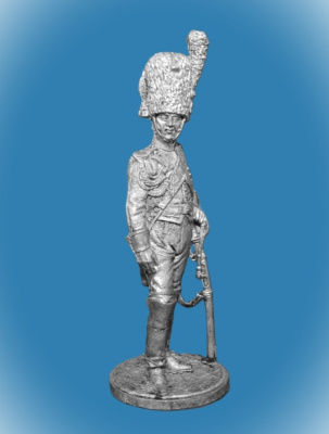 Картинка NAP-056 Оловянный солдатик Гренадер полка конных гренадеров императорской гвардии 1807-14гг, 54 мм  от магазина Масштаб