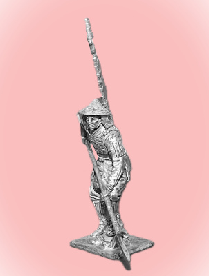 Картинка 138. Оловянный солдатик Асигару. Япония, 1500-1600 гг., 54мм  от магазина Масштаб