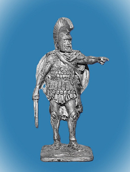 Картинка 190. Оловянный солдатик Греческий гоплит, 5 век до н.э., 54мм  от магазина Масштаб