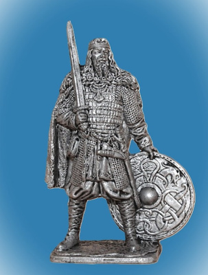 Картинка 295. Оловянный солдатик Русский князь Рюрик, 54 мм  от магазина Масштаб